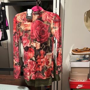 Floral Long Sleeve Top